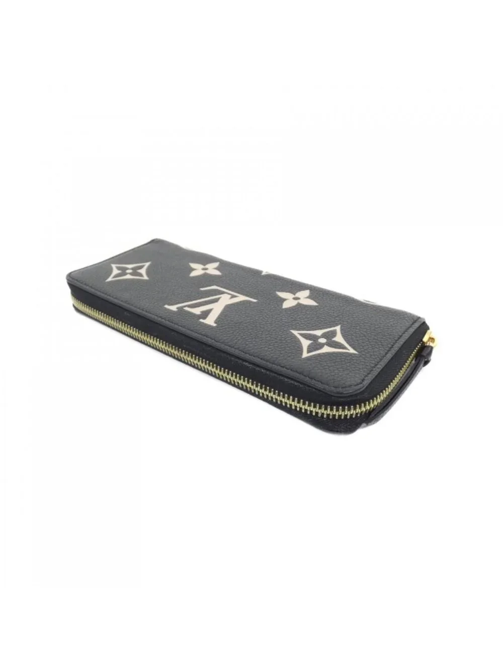 Louis Vuitton Bicolor Monogram Empreinte Portefeuille Clemence Wallet